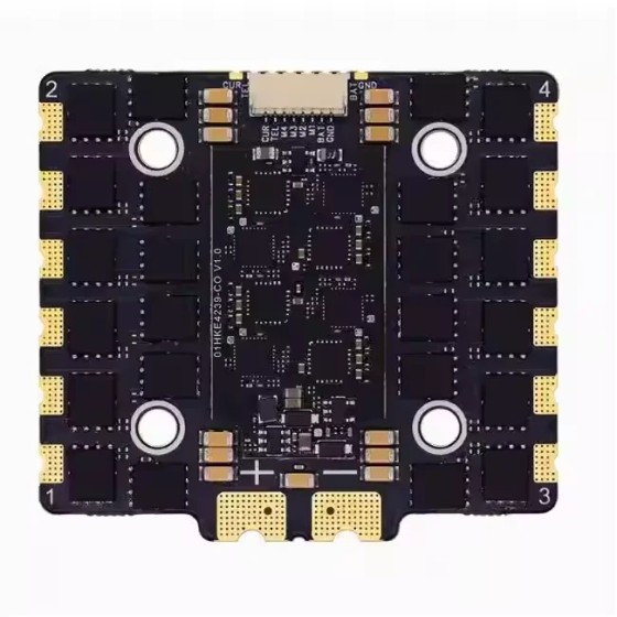 Hot Sales HAKRC 5139 100A 4-in-1 ESC for Current Carrying Capacity Capacitor Thickened Copper Skin Silicone PC RC
